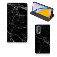 OnePlus Nord 2 5G | Standcase | Marmer Zwart - Origineel Cadeau Vader - thumbnail