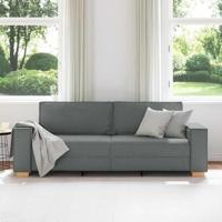 3-zitsbank Donkergrijs 180 cm Stof - thumbnail