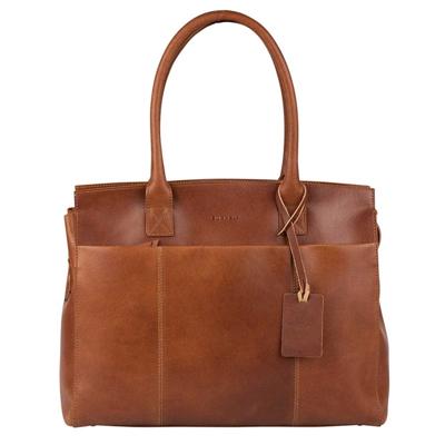 Burkely Vintage Doris Laptop Bag 15.6"-Cognac