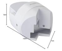 Sygonix SY-4755360 PIR-bewegingsmelder Plafond, Wand, Oppervlakmontage 180 ° Relais Wit IP65 - thumbnail