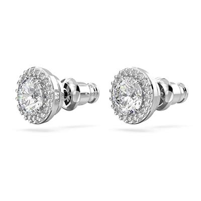 Swarovski 5636269 Oorknoppen Constella zilverkleurig-wit 9 x 9 mm
