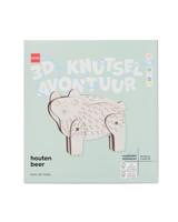 HEMA Bouwplaat houten beer - thumbnail