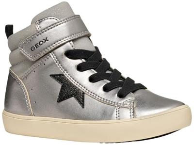 Baskets J564NC0- J GISLI GIRL GEOX zilver Baskets J564NC0- J GISLI GIRL GEOX zilver