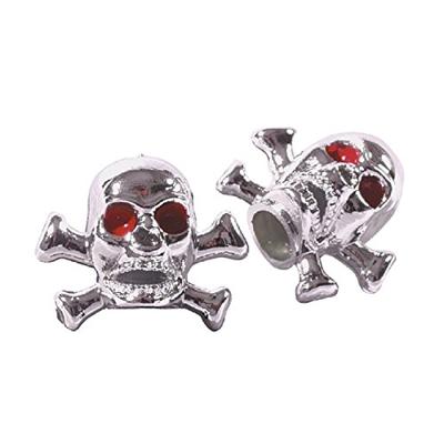 CONTEC ventieldop "valve.caps" ct valve caps skull+bones chrome