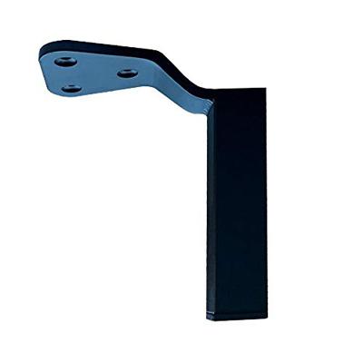 Stalen meubelpoot zwart vierkant 3 bij 3 cm en hoogte 15 cm