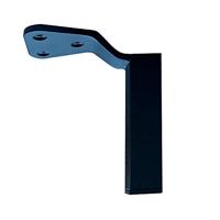 Stalen meubelpoot zwart vierkant 3 bij 3 cm en hoogte 15 cm - thumbnail