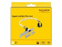 DeLOCK Mini PCle I/O PCle half size 1x Gigabit Lan netwerkadapter - thumbnail