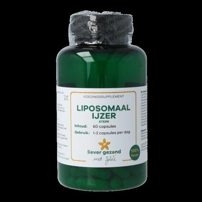 Liever Gezond Liposomaal ijzer sterk 60 Vegetarische capsules