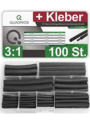 Quadrios 201711CA003 Krimpkous assortiment Zwart Krimpverhouding:3:1 1 set(s) Quadrios 201711CA003 Krimpkous assortiment Zwart Krimpverhouding:3:1 1 set(s)