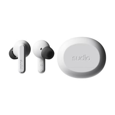 sudio A3Pro Sneeuw witje - De oordopjes met ruisonderdrukking voor de hele dag. Uitgebalanceerde luisterervaring, microfoons, Bluetooth-verbinding met meerdere punten, Bluetooth 5.4, IPX4