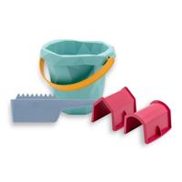 Zsilt strandset junior 20 cm groen/rood/blauw 4 delig - thumbnail