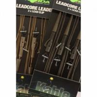 Korda Leadcore Leader Hybrid Lead Clip 3st Gravel Brown - thumbnail