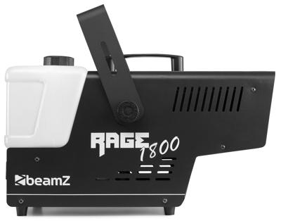 BeamZ Rage 1800LED rookmachine met RGBA licht & draadloze afstandsbediening