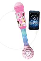 Barbie-microfoon met oplichtende buis, luidspreker (aux-ingang), melodieën en geluidseffecten - thumbnail