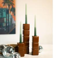 By-Boo Kaarshouder 'Cube' Set van 3 stuks, kleur Mosterdgeel - thumbnail