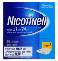 Nicotinell Pleisters 21 mg - voor stoppen met roken - thumbnail