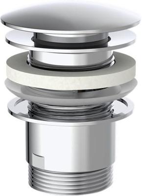 Kirchhoff universele wastafelafvoergarnituur, pop-up 1 1/4" (5/4") | chroom - 98807330