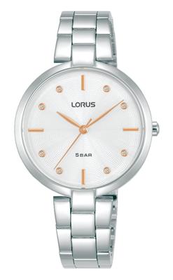 Lorus RG233VX9 Horloge staal zilverkleurig-wit 32 mm
