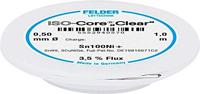 Felder ISO-Core Clear Sn100Ni+ Soldeertin Spoel Sn99,25Cu0,7Ni0,05 0.5 mm - thumbnail