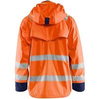 Blåkläder Regenjas High-Vis LEVEL 2 43022003 | High-Vis Oranje/Marineblauw | Maat M - 7330509570609 - thumbnail