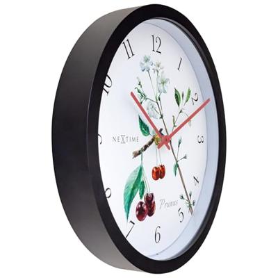 NeXtime NE-4314 Buitenklok Prunus 30.5 cm Zwart/Wit NeXtime NE-4314 Buitenklok Prunus 30.5 cm Zwart/Wit