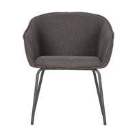 Woood Sien eetkamerstoel - Set van 2 zwart - thumbnail