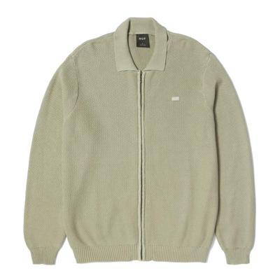 HUF Anton Zip Overdyed Casual Vest Heren M