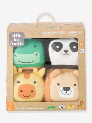 De Dooballs - Set van 4 zachte ballen - BABYTOLOVE meerkleurig