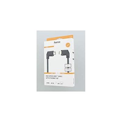 Hama High Speed HDMI™-kabel Connector - Connector 90° Ethernet Verguld 1,5 M Hama High Speed HDMI™-kabel Connector - Connector 90° Ethernet Verguld 1,5 M