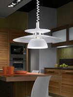 Eglo HanglampBrenda 43cm wit - 87055 - thumbnail
