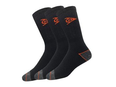 DUNLOP 3 paar werksokken (Zwart, 47-50) DUNLOP 3 paar werksokken (Zwart, 47-50)