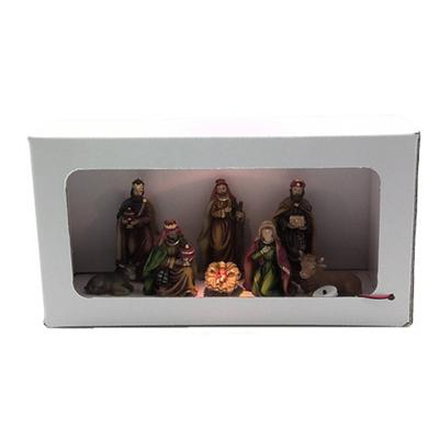 Kerstgroep poly 10-delig 16 cm kerstversiering Buitengewoon de Boet - Buitengewoon de boet