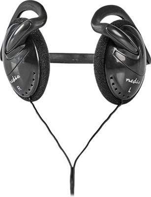 Nedis HPWD1105BK Bedrade Koptelefoon Ronde Kabel 2,1 M On-ear Zwart