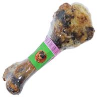 Natuurlijke snack varkensbotje in folie Kauwplezier Gebr. de Boon - Gebr de boon - thumbnail