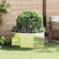 Plantenbak Zilver 120 x 120 x 50 cm Roestvrij staal - thumbnail