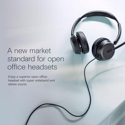 EPOS IMPACT 860 ANC Headset Bedraad Hoofdband Kantoor/callcenter USB Type-C Zwart - thumbnail