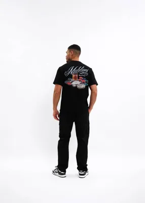 Malelions Playing Cards T-Shirt Heren Zwart - Maat M - Kleur: Zwart | Soccerfanshop