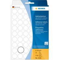 Etiket herma 2240 rond 16mm wit 1728st - thumbnail