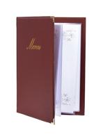 Securit menukaart insteekhoezen, ft A4, set van 10 stuks - thumbnail