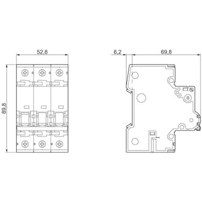 Siemens 5SY43327 5SY4332-7 Zekeringautomaat 32 A 230 V, 400 V Siemens 5SY43327 5SY4332-7 Zekeringautomaat 32 A 230 V, 400 V