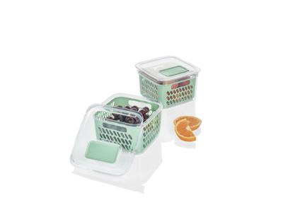 LIVARNO home Vershoud-boxen (klein 2 stuks, groen)