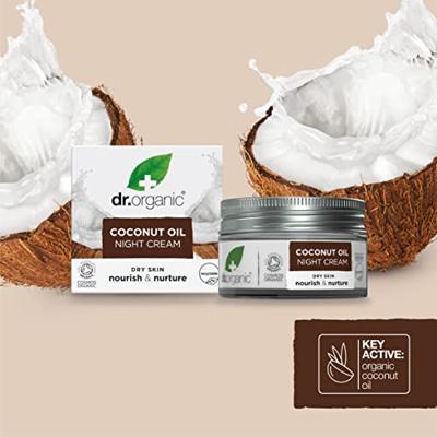 Dr Organic Kokosolie Nachtcreme - thumbnail
