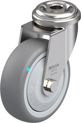 Blickle LRXA-TPA 75KFD Zwenkwiel Wieldiameter: 75 mm Draagvermogen (max.): 75 kg 1 stuk(s)