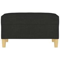 Voetenbank 70x55x41 cm stof zwart - thumbnail