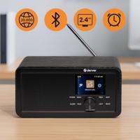 Denver DIR-200 Internetradio DAB+, FM, Internet Internetradio, FM, Bluetooth, DAB+, WiFi Wekfunctie Zwart - thumbnail