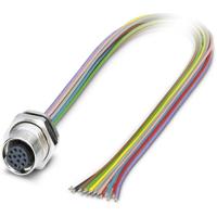 Phoenix Contact 1430446 Sensor/actuator inbouwconnector M12 Aantal polen (sensoren): 12 Bus, inbouw 0.50 m 1 stuk(s) - thumbnail