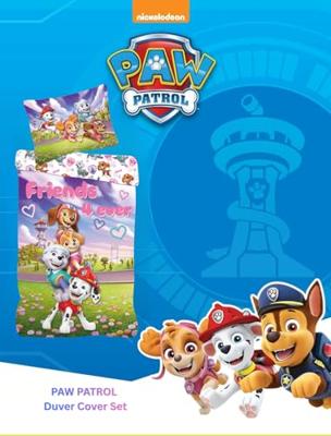 Paw Patrol Friends peuterdekbedovertrek - 100 x 135 cm Paw Patrol Friends peuterdekbedovertrek - 100 x 135 cm
