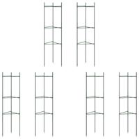 Tomatenkooien 6 st 116 cm staal en polypropeen - thumbnail