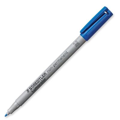 Viltstift staedtler ohp lumo m 315 non perm blauw Viltstift staedtler ohp lumo m 315 non perm blauw