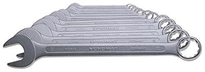 Promat/Tecwerk Ring-steeksleutelset | 12-delig sleutelwijdte 6-22 mm | model A chroom-vanadiumstaal | in roltas - 4000823725
